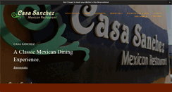 Desktop Screenshot of casa-sanchez.com