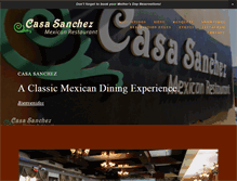 Tablet Screenshot of casa-sanchez.com